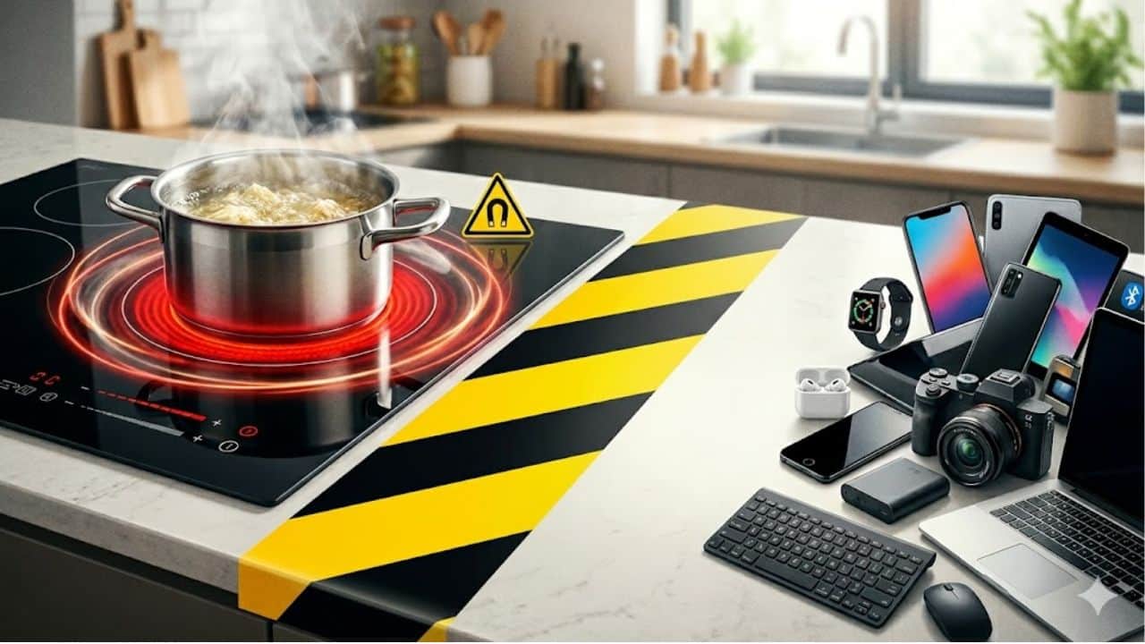 why you should not keep gadgets near induction stove safety guide