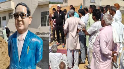 Baba Saheb Statue Vandalized in Khairadi, Rohtak: Tense Atmosphere in the Village
