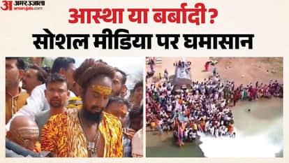 Sehore News: 11,000 litres of milk offered to Narmada, debate over faith vs waste intensifies