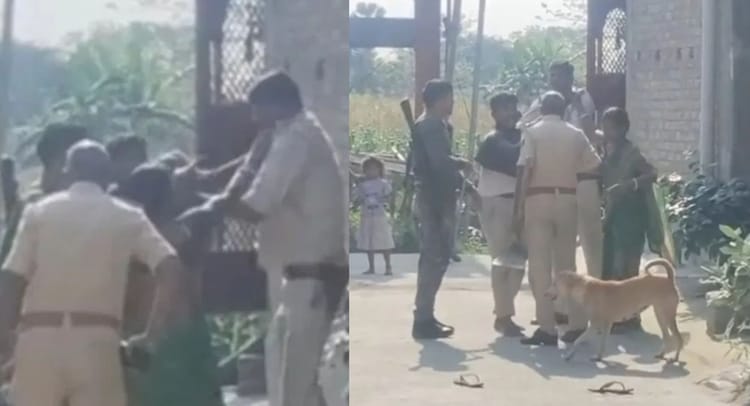 Bihar News: जमीनी विवाद सुलझाने गई पुलिस पर हमला, महिला ने पकड़ा कॉलर; एफआईआर दर्ज