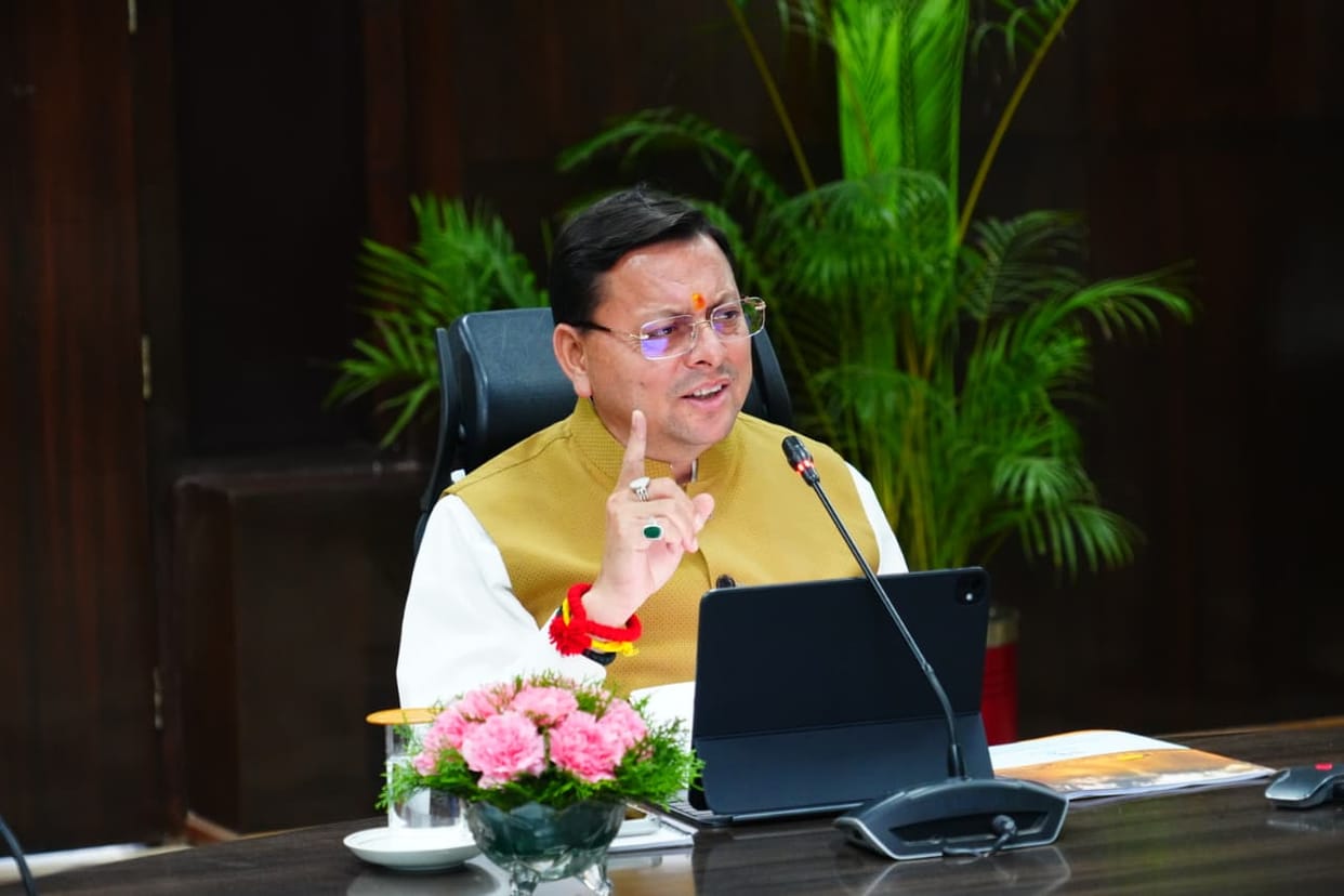 CM Dhami Took Meeting Strict Action Plan Prepared for Safe and Smooth Char Dham Yatra