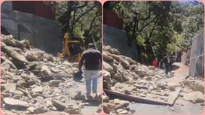 Shimla News Multi-Crore Wall in Summerhill Collapses Within a Year Safety of Thousands of Students Questioned