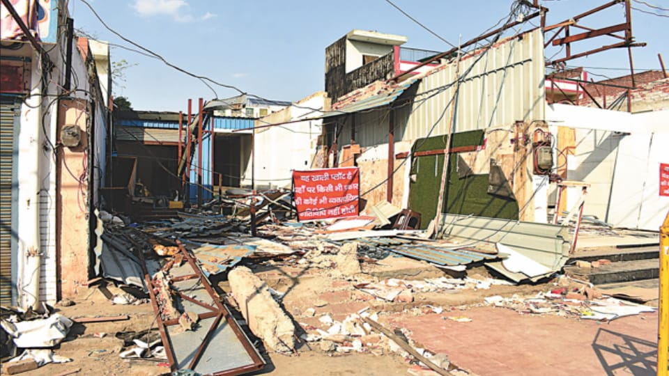 Commercial activity four times higher than approved plots in Meerut Shastri Nagar scheme, traders allege offic