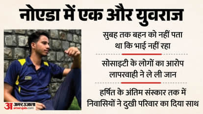 Harshit Bhatt Noida Dead body reaches home 24 hours after death