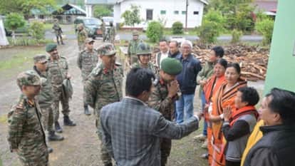 सेना ने किया दौरा