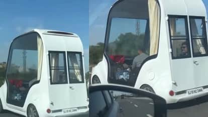 शख्स ने कार को किया मॉडिफाइड