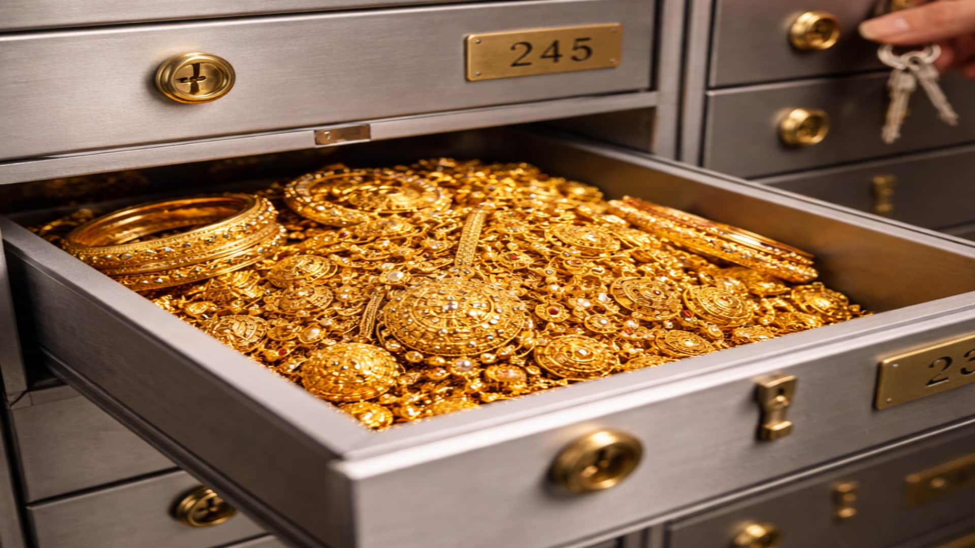 बैंक लॉकर में रखा सोना निकला नकली।