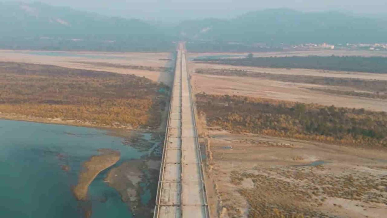 Uttarakhand longest major bridge over Ganges in Haridwar ready pilgrims will benefit from it during Kumbh Mela