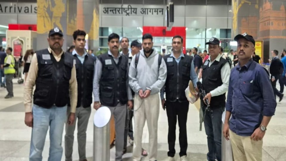 Special Task Force of Haryana bringing back gangster Sahil Chauhan from Thailand