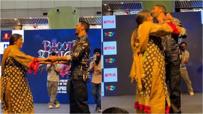 Fan Moved to tears during a surprise Celebrity Meet With Bhooth Bangla Movie Actor Akshay Kumar video viral