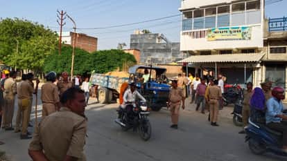Youth drinks petrol front of Revenue and Police officials road construction work was being carried out DUDA