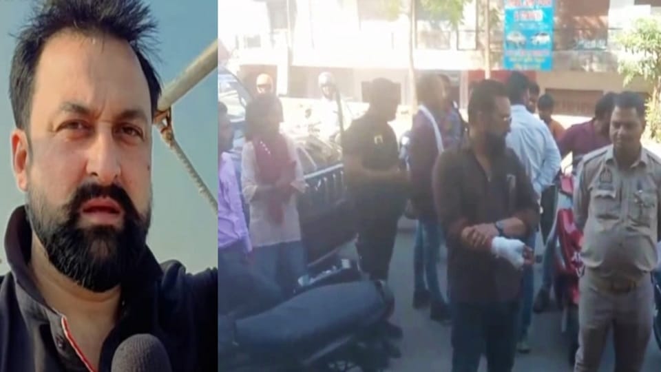 BJP leader entered hotel and demanded Chauth from owner