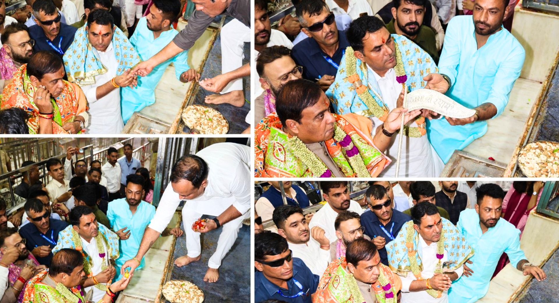मुख्यमंत्री हिमंत बिस्वा सरमा ने बाबा श्याम का आशीर्वाद लिया