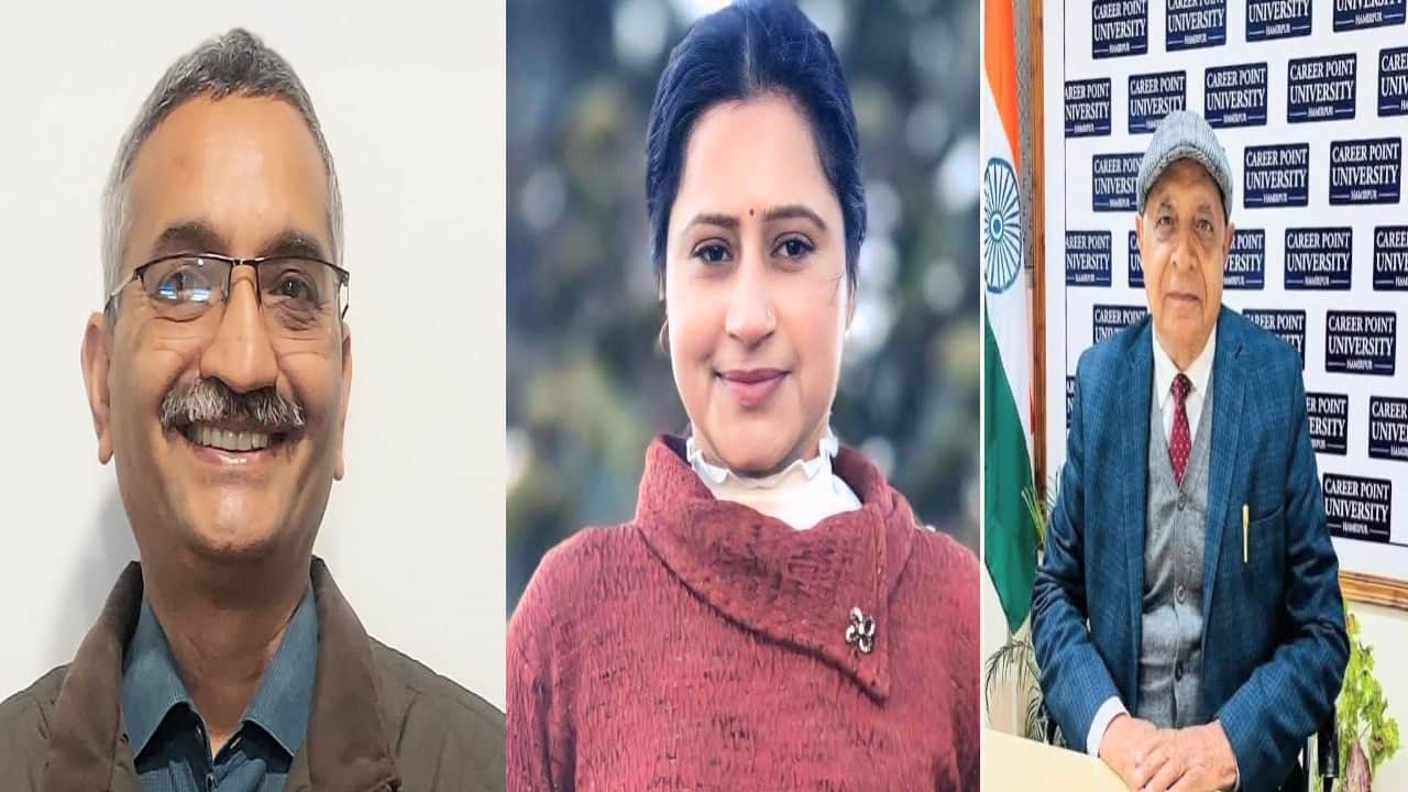 डाॅ. बृज शर्मा, हैंडबाॅल कोच स्नेह लता, पद्मश्री प्रेम लाल गौतम।