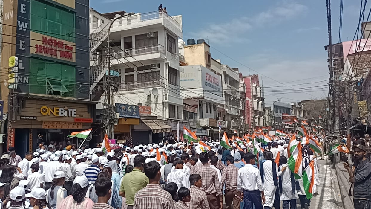 Jammu shows united and enthusiastic protest against drugs