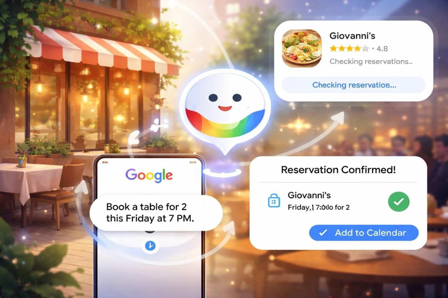 Google's Agentic AI Goes Live Search Engine Now Book Restaurants