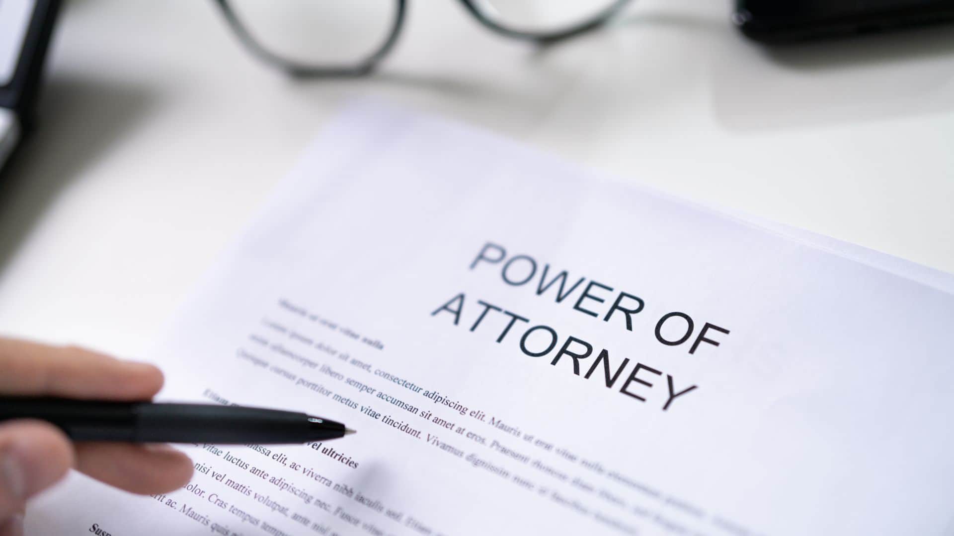 पॉवर ऑफ अटॉर्नी