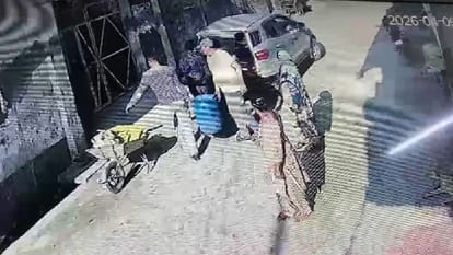 Jalandhar police themselves placed blue drum inside house then conducted raid and recovered it