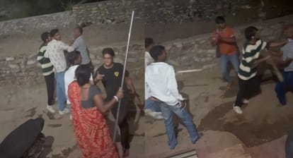 When the daughter did a love marriage, the family members attacked the boy's family.