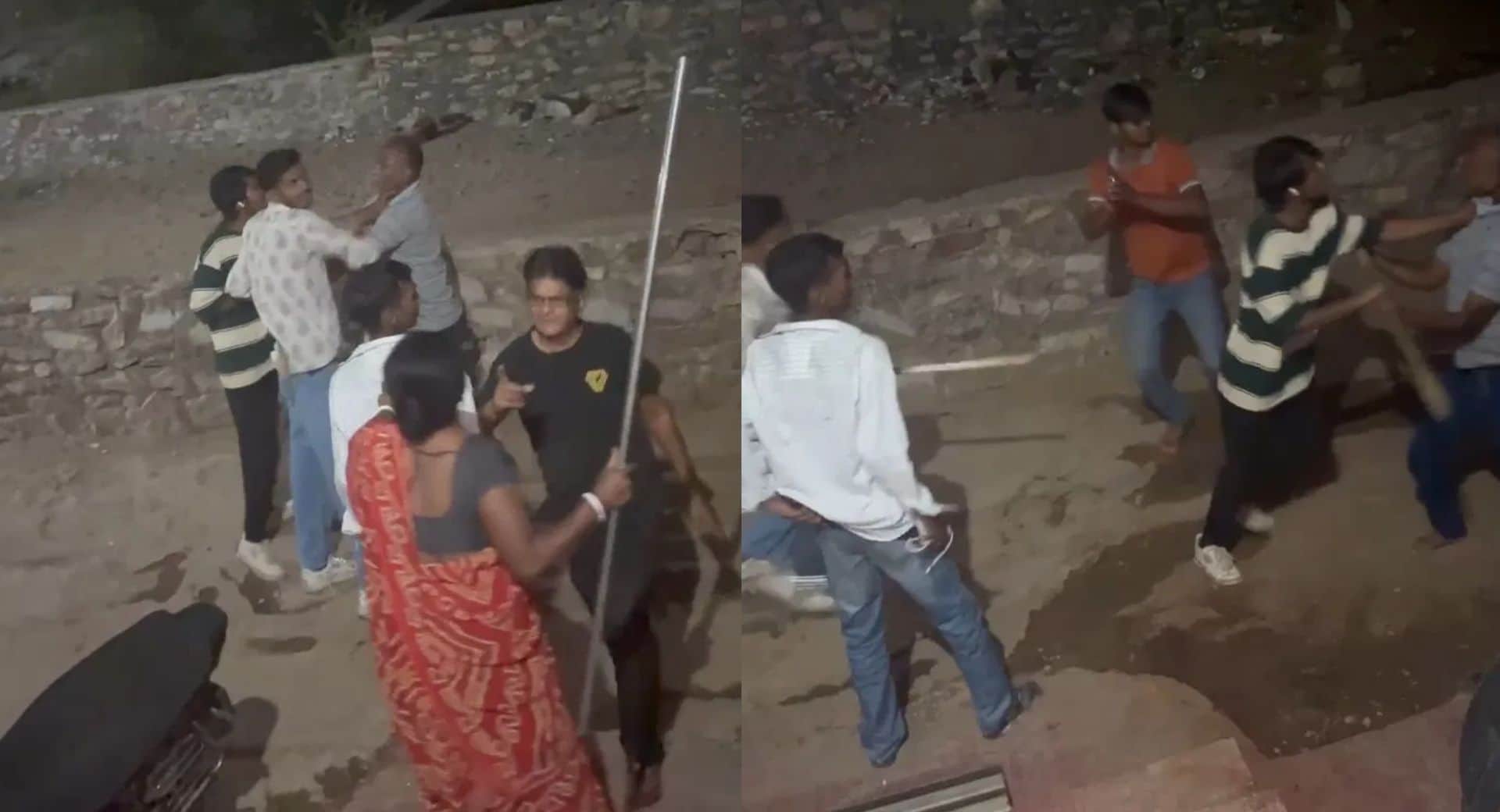 दो पक्षों में हुई हिंसक झड़प