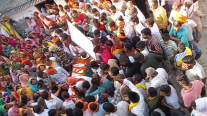Army soldier Akhilesh Singh Funeral Rites with Tiranga Yatra in Ballia