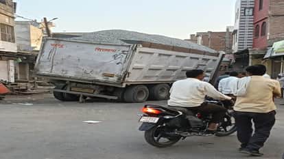 Overloaded Truck Runs Amok in Market Chaos Ensues