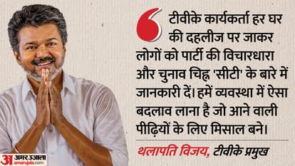 थलापति विजय, टीवीके प्रमुख