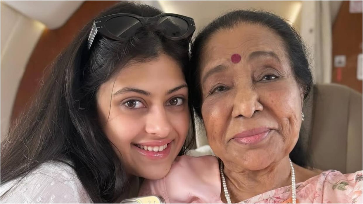zanai bhosle Pens Heart Touching Note for late grandmother Legendary singer asha bhosle says goodbye my love