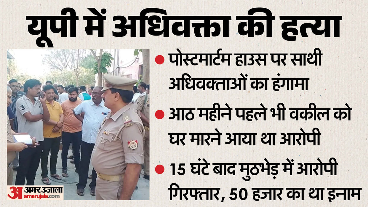 Advocate Murder Live Hand Severely Injured Five Bones Fractured Bullet Passes Through Near Liver in mirzapur