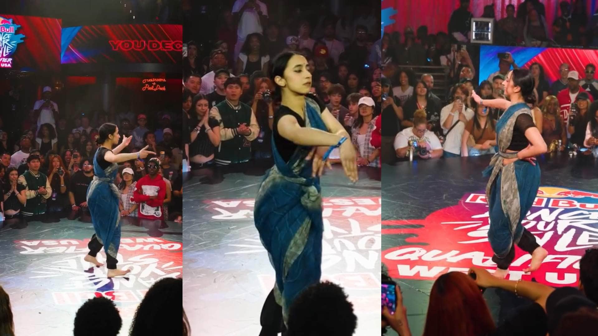 भारतीय डांसर का जबरदस्त फ्यूजन