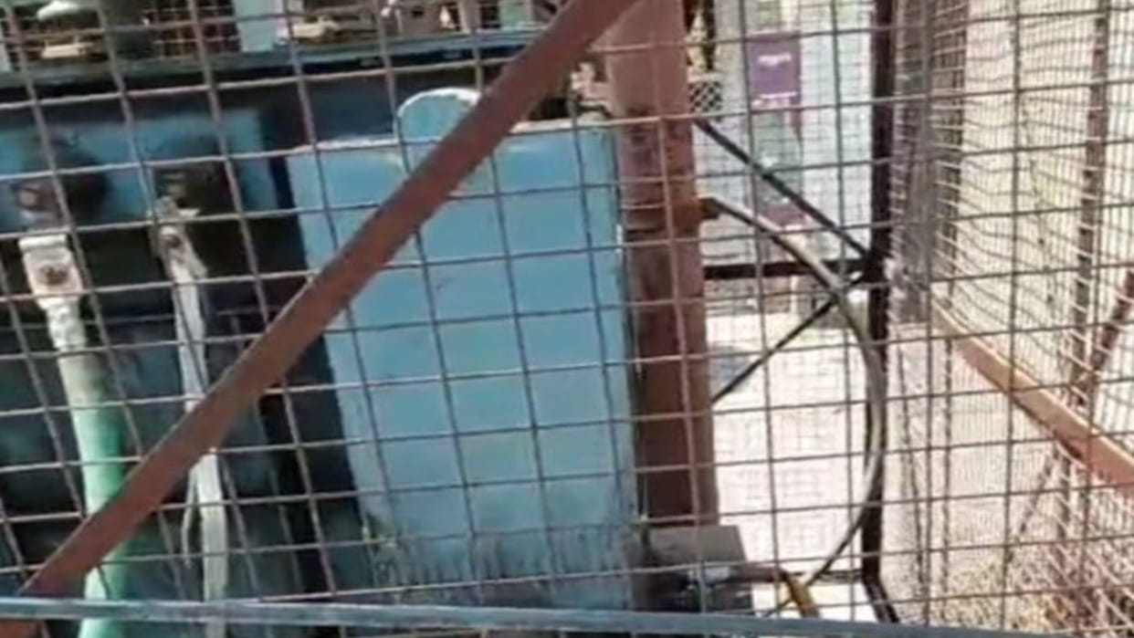 Oil theft from transformer, power outage in 100 houses