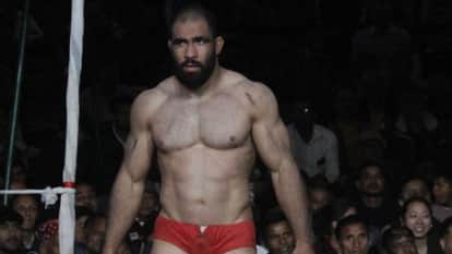 Iranian born wrestler Mohammad Hadi Saravi says May the war end soon may peace and tranquility prevail