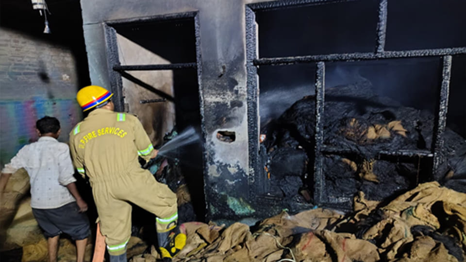 Kanpur: Fire Breaks Out at Jute Factory Due to Short Circuit; Extinguished in Half an Hour