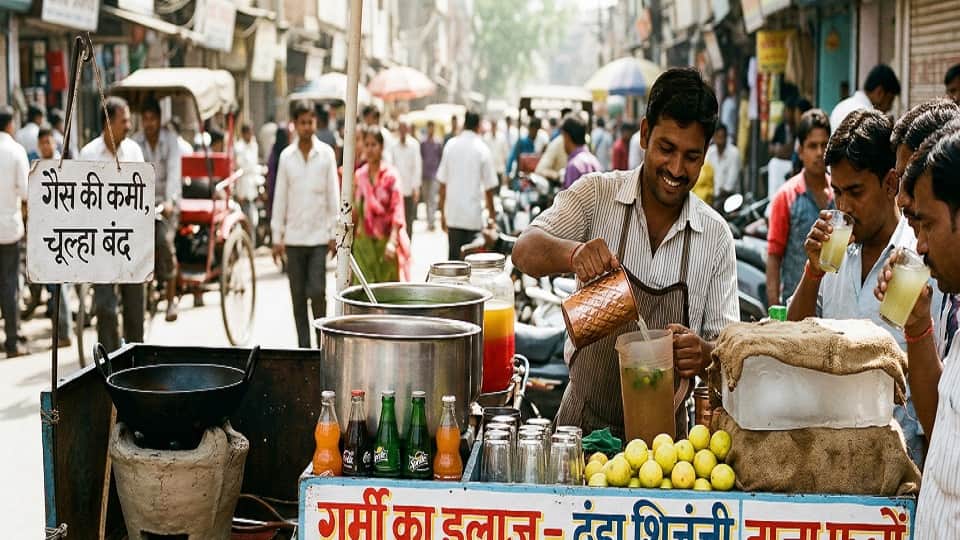 कचौड़ी-मोमोस वाले बेच रहे शिकंजी और जूस
