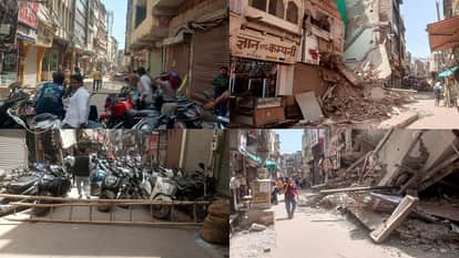 Debris has not been cleared from Kinari Bazar businesses are being affected