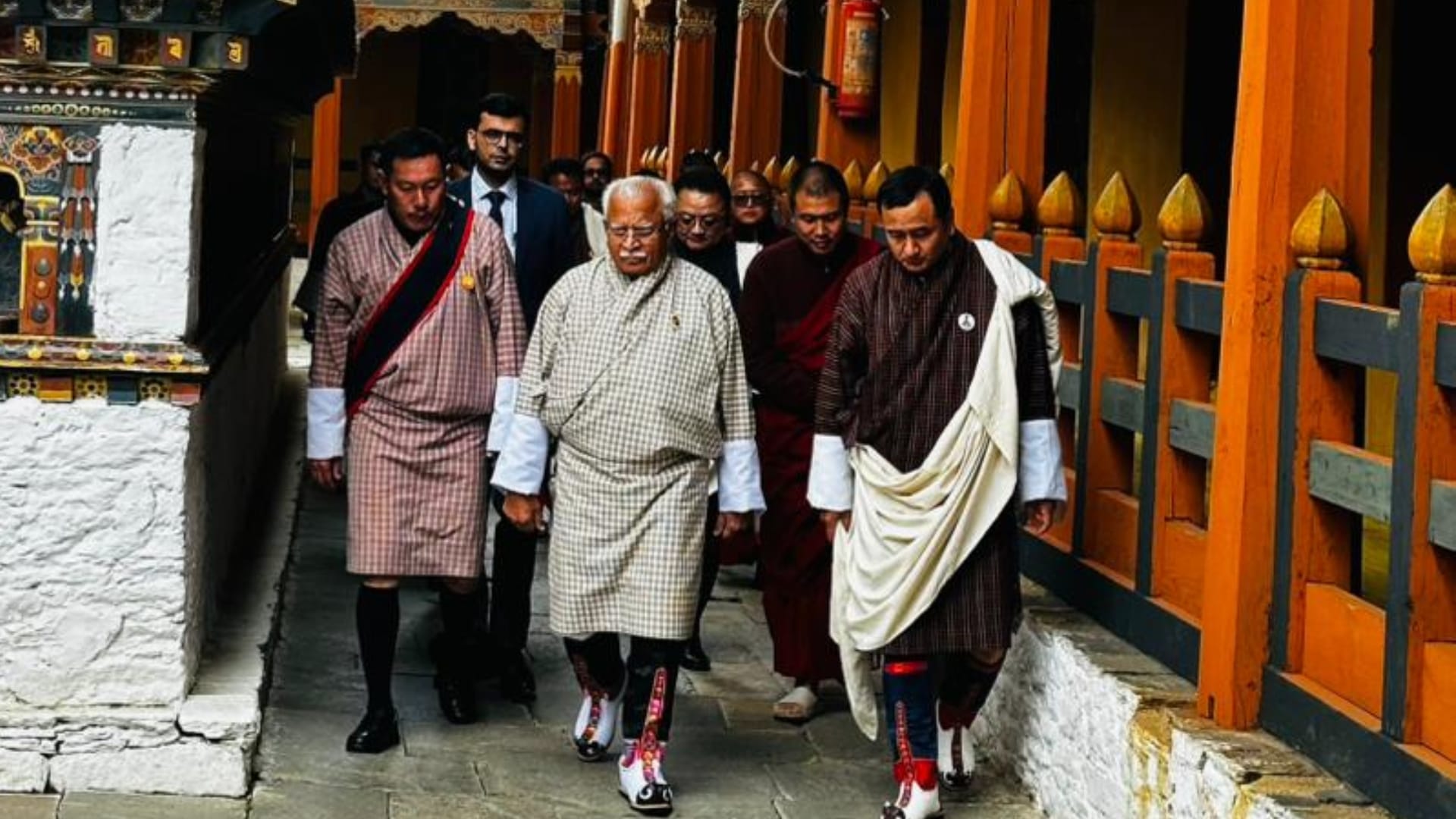 india bhutan relations Punatsangchhu I project resumes manohar lal inaugurates dam concrete work