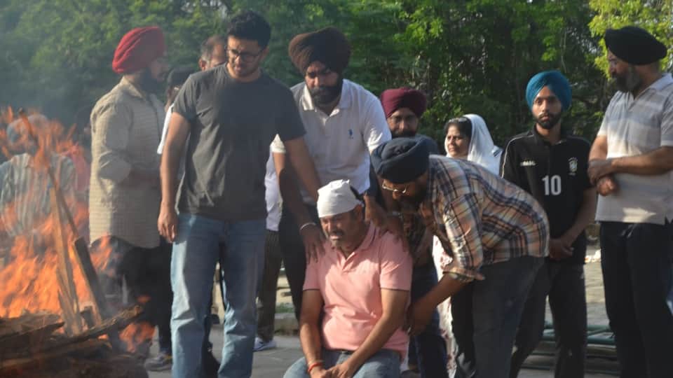 Vrindavan Boat Accident Funeral Jagraon Five Pyres Burn Together Thousands Bid Tearful Farewell to Victims