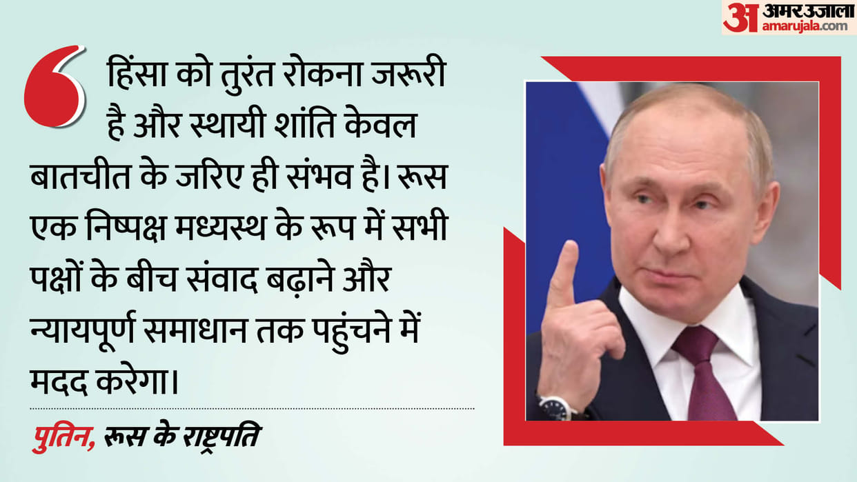 Putin Pezeshkian phone call Iran Russia relations West asia conflict peace global diplomacy Kremlin statement