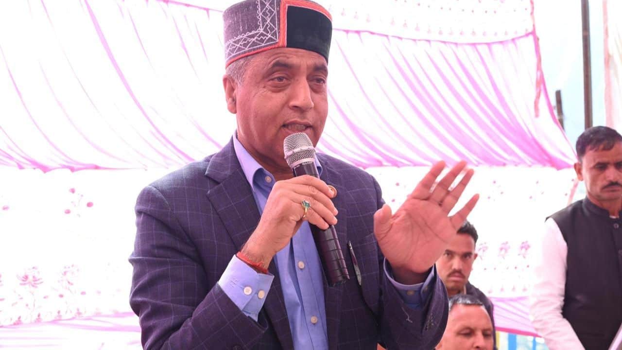 पूर्व मुख्यमंत्री एवं वर्तमान नेता प्रतिपक्ष जयराम ठाकुर