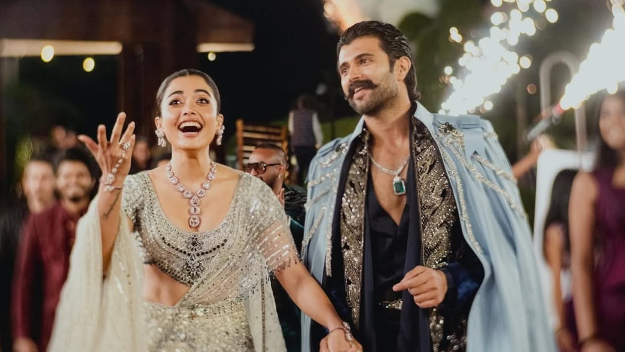 Rashmika Mandanna danced on salman khan songs in post wedding bash say dj ganesh