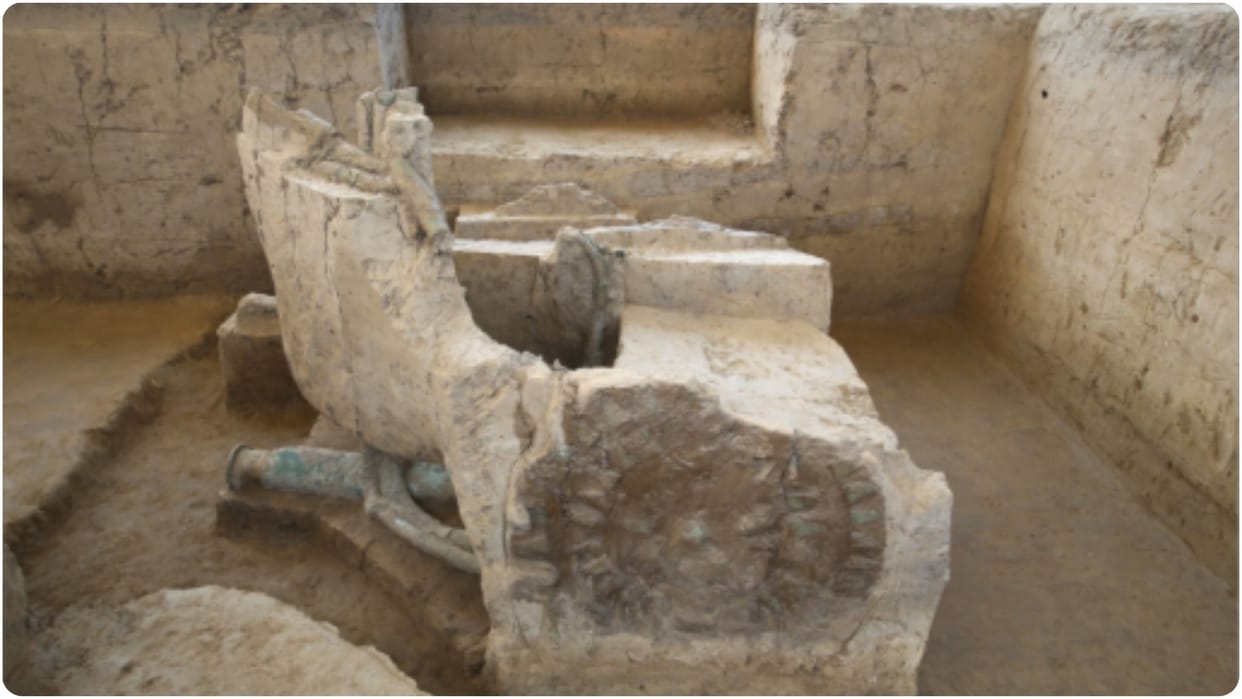 indian archaeological Sinauli an archaeological site in western Uttar Pradesh