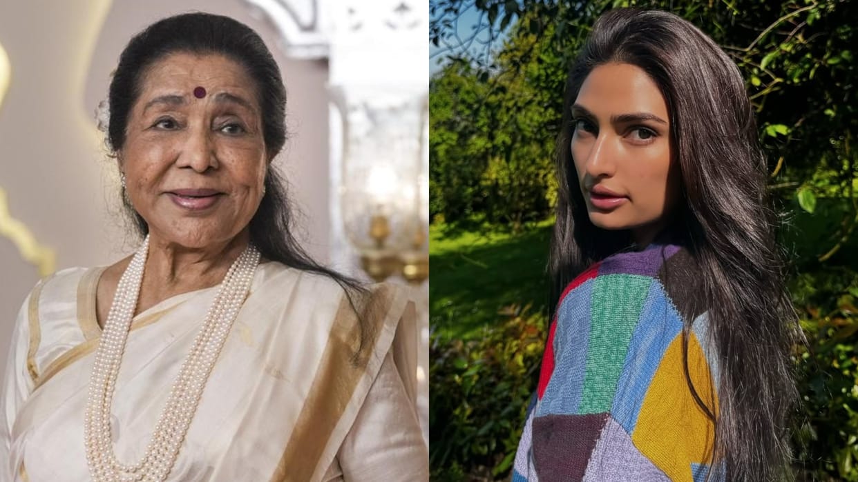 Athiya Shetty trolled on social media for sharing lata mangeshkar photo while sharing Tribute to asha bhosle