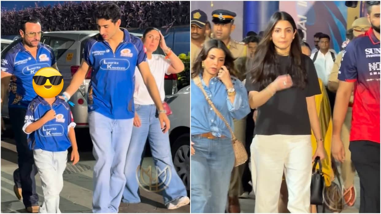 IPL 2026: Anushka Sharma Kareena Kapoor Ibrahim Varun Dhawan and Pooja Hegde celebs spotted in MI vs RCB match