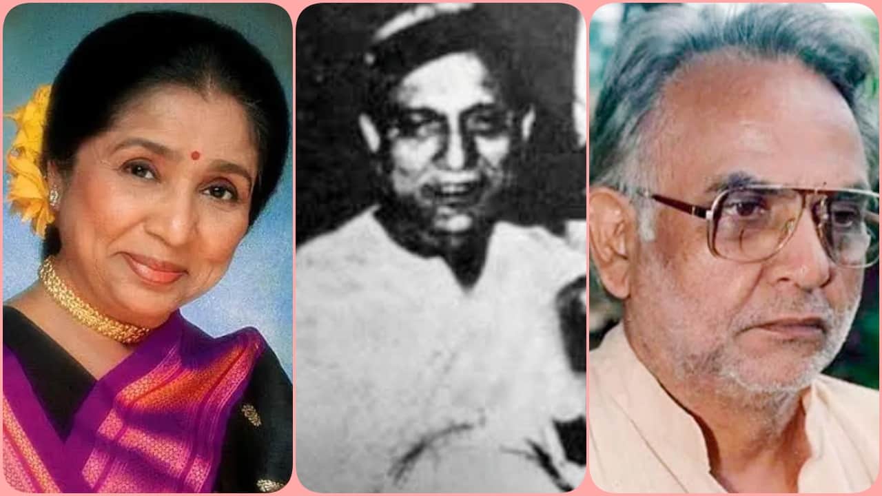 आशा भोसले (फाइल फोटो), लच्छी राम, बीआर इशारा।