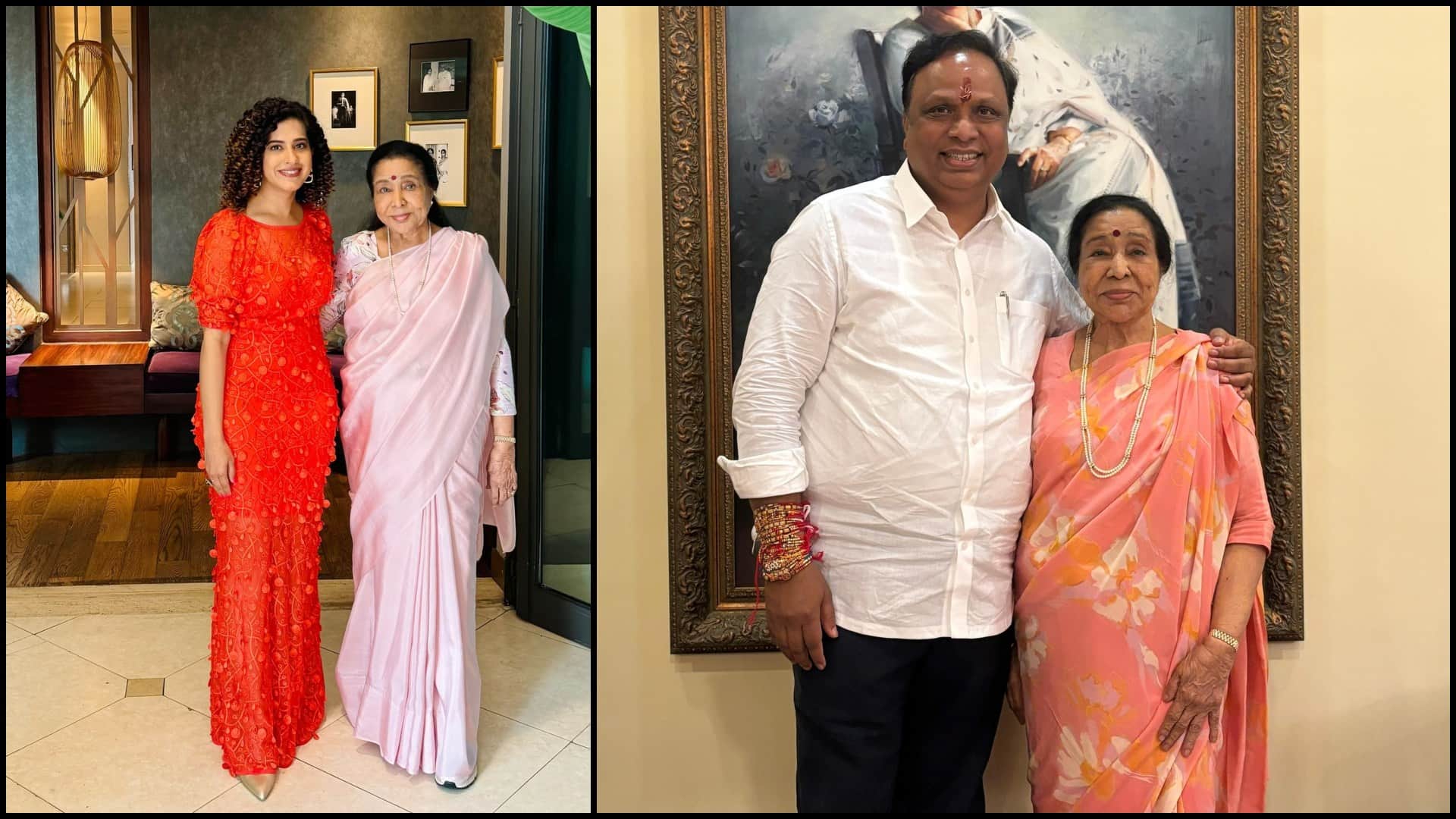 Asha Bhosle Saree Collection Iconic Looks Check Out Images
