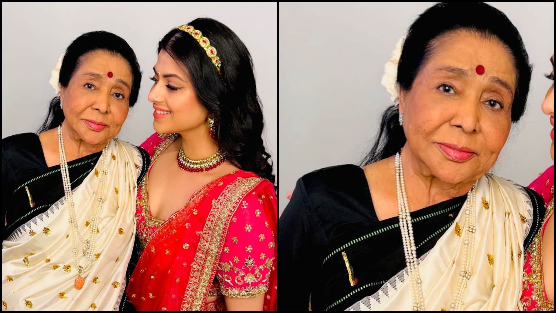 Asha Bhosle Saree Collection Iconic Looks Check Out Images