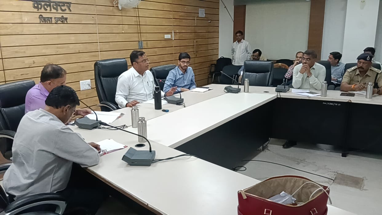 Indore News Collector Reviews Preparations for NEET UG 2026 Exam