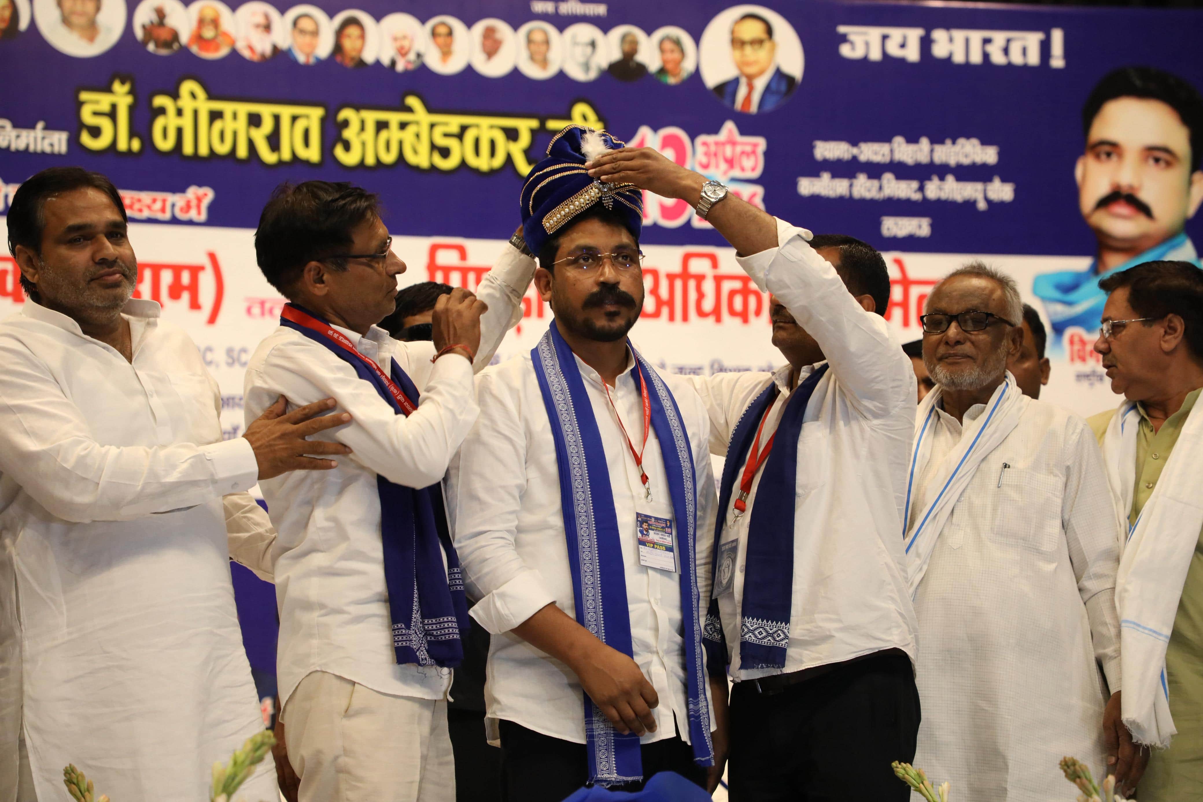 सांसद चंद्रशेखर आजाद।