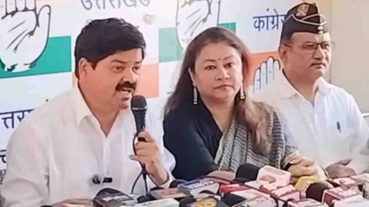 Congress Raises Questions on Public Issues Ahead of PM Modi Visit; Ganesh Godiyal Holds Press Conference