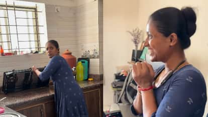 family gifts air cooler to house help viral video heartwarming reaction viral video